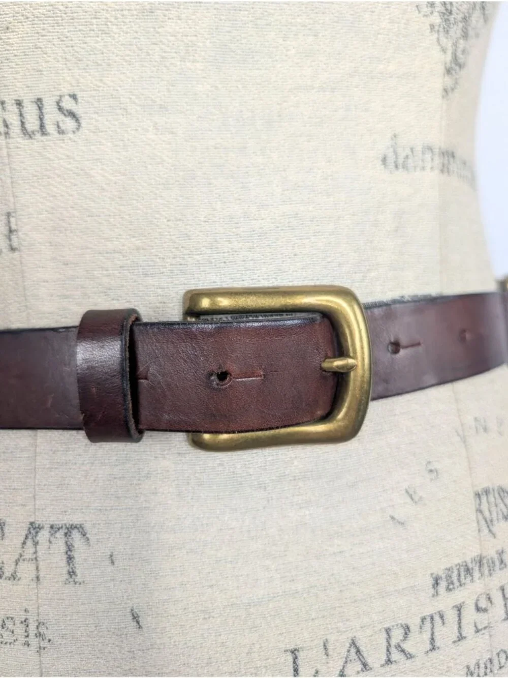 Vintage 90s Rossi Caruso Belt Small Suede Leather
